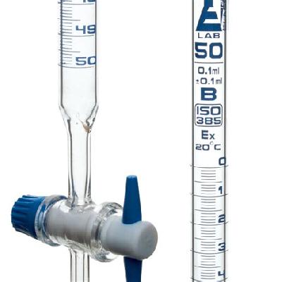 2123 Series 50 Ml Laboratory Glass Burettes