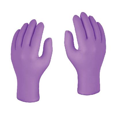 Disposable Purple Nitrile Powder Free Exam Gloves