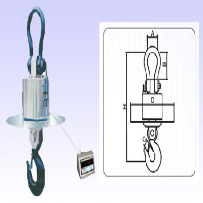 Crane Scales With Heat Insulating Shield