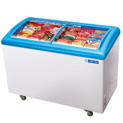 Celfrost Curved Glass Top Deep Freezer (IKG-410C), Capacity: 400 L