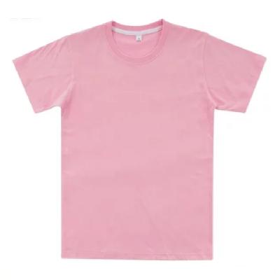 Polyester Sublimation Blank pink T-Shirt