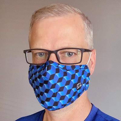 Sublimation printed face mask customised