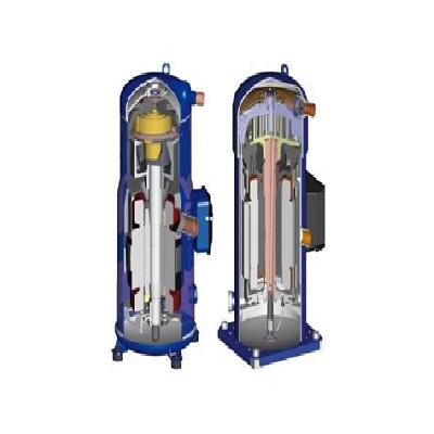 Cut Section Of Scroll Compressor
