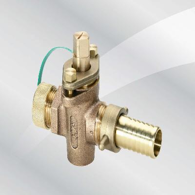 Leader Bronze Push Cock Valve