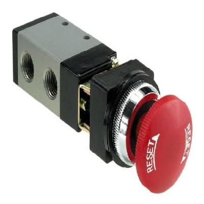 MERCURY 32 PALM BUTTON DETENT VALVE