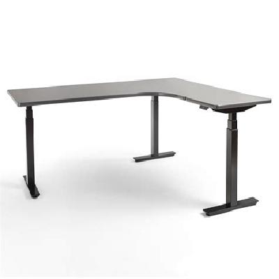 L Shape Electric Height Adjustable Table - Mechatronics Control Equipments