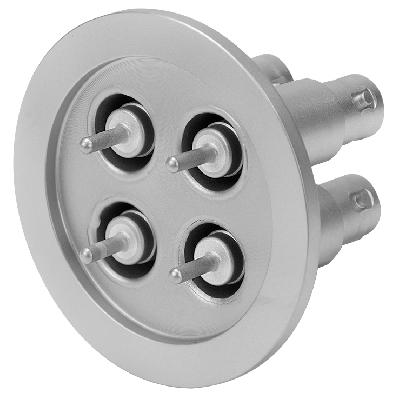 KF40 Flange 10 pin electrical feedthrough