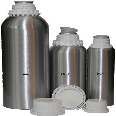 Aluminium Bottles With Self Locking Caps