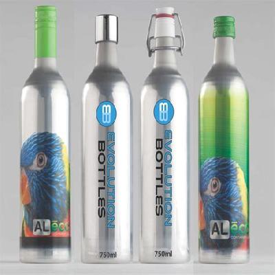 Aluminum Wine And Drinks Bottles