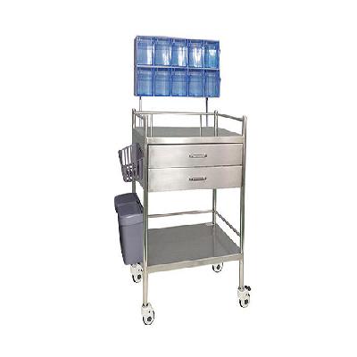 Hospital Crash Cart Trolley S.S.