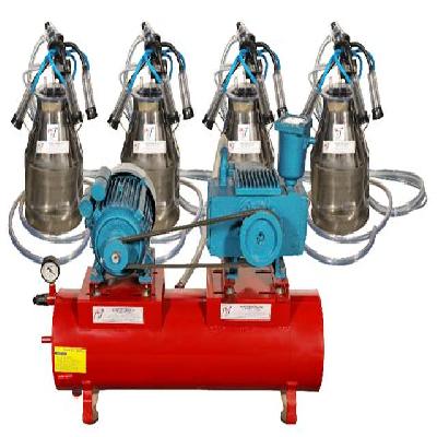 Four Bucket Milking Machine