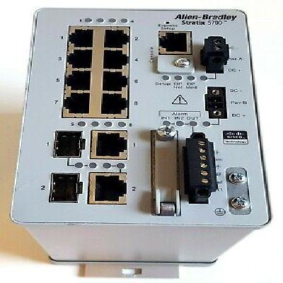Allen Bradley 1783-bms10cgn Ser.a Stratix 5700 Ethernet Managed Switch