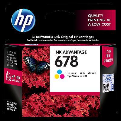 HP Ink Catridges 678 Colour