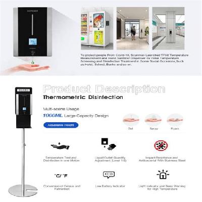 Contacless hand sanitizer dispenser with sensor