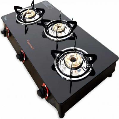 2015 Latest Design 3 Burner Glass Gas Stove