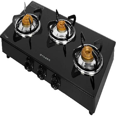 Hot selling Printed Glass Top 3 Burner Gas Stove