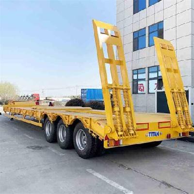 80 Ton Capacity Semi Low Bed Trailer