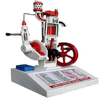 Cut model of 4-stroke diesel engine
