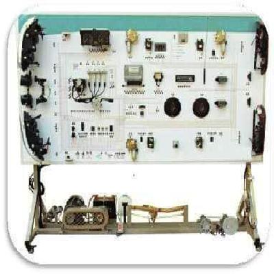 Cut Section Model Of Mock Layout Of A Motor Car Electrical System Working Model