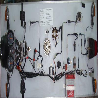 Working Model Of Mock Layout Of A Two Wheeler Electrical System