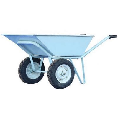 Double Wheel Barrow Hand Trolley