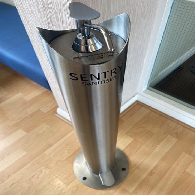 Foot Operated Sanitizer Dispenser