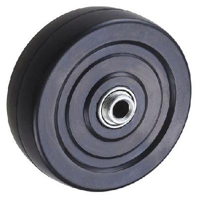 Wheel With Molded Solid Rubber Tyre