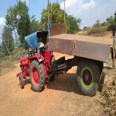 Tractor Trolley Wall Side