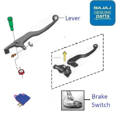 Bajaj Discover Brake Lever