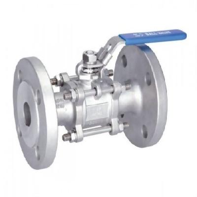 C.S. Three Pice Flange Valve 