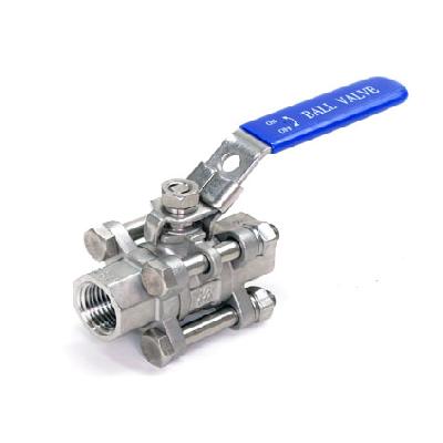M.S. Three Pice Ball Valve 