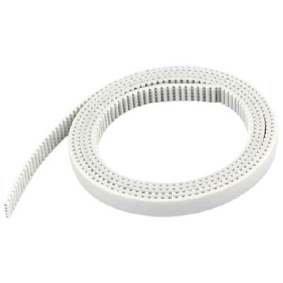 White PU Open Timing Belt