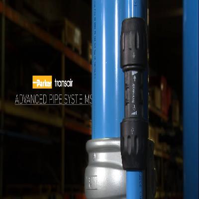 LEAK FREE Technology Advanced Aluminium TRANSAIR Air Pipe Systems - Compressed Air, Vacuum,Inert Gas