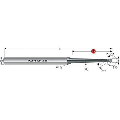 Solid Carbide Ball Nose Slot Drill