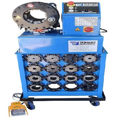 Crimping hydraulic hose