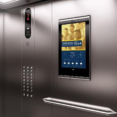 Digital Time Temperature Elevator Display