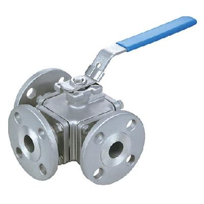 Three Way SS Ball Valve