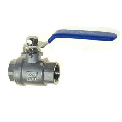S.S. Heavy Type Screwed End Ball Valve