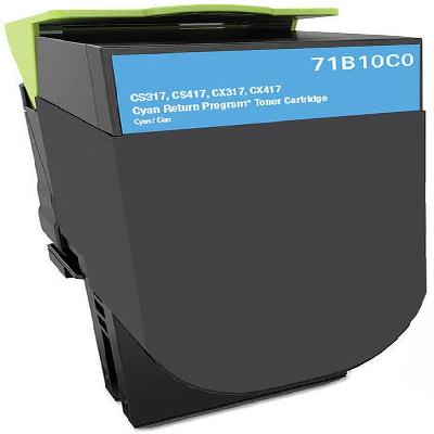 71B10C0 Lexmark Cyan Toner Cartridge
