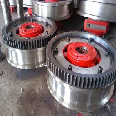 Crane wheel gear