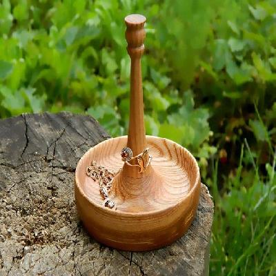 Coating Ring With Wooden, Aluminum Holder