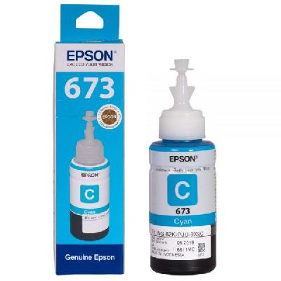 Epson 673 Printer Cyan Ink