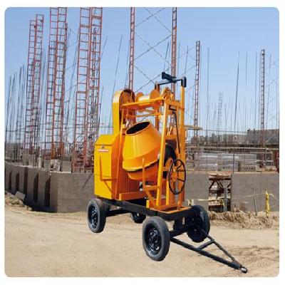 Concrete Mixing Machine With Lift