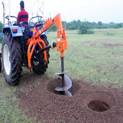 Hydraulic Pole Lifter or Erection Machine with Post Hole Digger