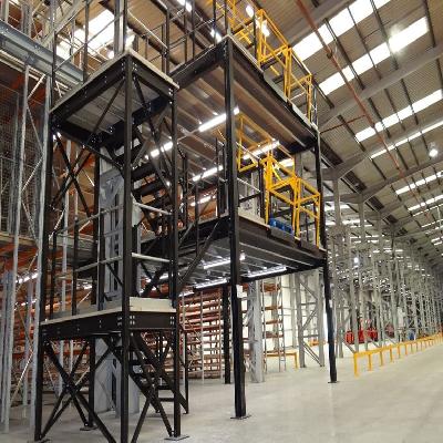 Mezzanine Floor With Slotted Angles