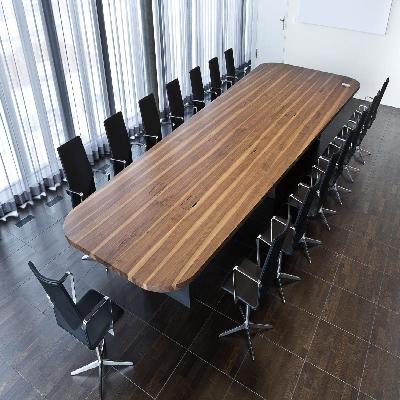 Modern Wooden Conference Table
