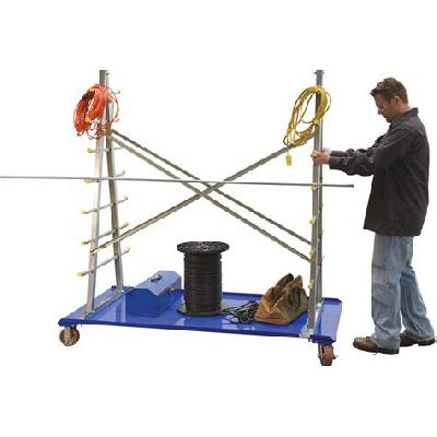 A Frame Cart With Storage Rack