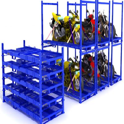 Motorcycle Storage Rack System