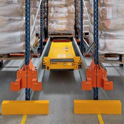 Shuttle pallet racking