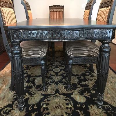 Carving Dinning Table